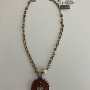 Chicos Medallion necklace